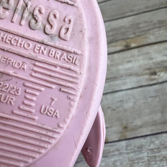 Mini Melissa Pink Ultragirl Rabbit Jelly Shoes - Picture 10 of 12